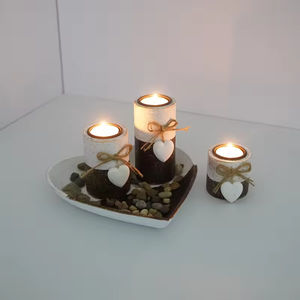 ชุดเชิงเทียนรูปหัวใจไม้สำหรับวันวาเลนไทน์ ตกแต่งบรรยากาศบ้าน ไม่รวมเทียน - Product Image 2