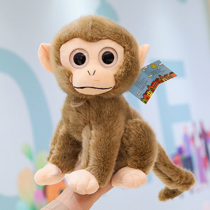 Dễ Thương OEM khỉ vàng & Big-eyed khỉ búp bê tùy chỉnh đồ chơi sang trọng & ODM vải búp bê trẻ em Quà Tặng được làm từ bông mềm - Product Image 6