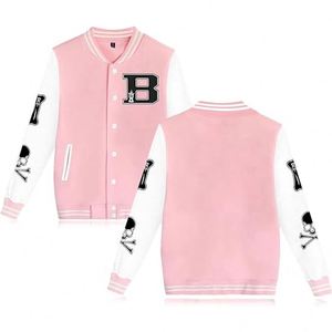 High Quality Polyester Bomber Clothing <b>Slim</b> <b>Fit</b> Customizable logo Youth Windproof Baseball <b>Jackets</b> - Product Image 3