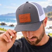 Casquette de camionneur Snapback en tissu maillé respirant pour les amateurs de plein air