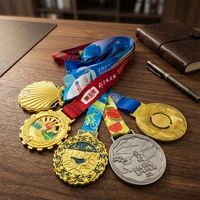 Médaille personnalisée LIMENG en alliage de zinc écologique plaqué or pour les compétitions sportives et les cadeaux promotionnels