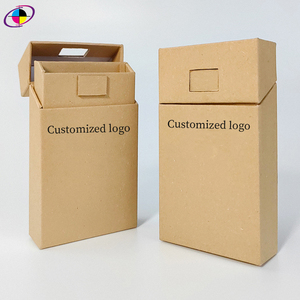 Papier kraft <span class=keywords><strong>personnalisé</strong></span> résistant aux enfants 10 paquets de boîtes de conteneur d'emballage de style <span class=keywords><strong>cigarette</strong></span> biodégradable <span class=keywords><strong>à</strong></span> l'épreuve des enfants en carton - Product Image 4