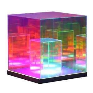 Dropshipping 창고 현대 큐브 책상 램프 아크릴 매직 큐브 LED 서 밤 Rgb 테이블 램프 아마존 뜨거운 판매 동향 항목