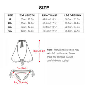 Plus Size Hot Print Bikini Set-Colección de trajes de baño de verano sexy - Product Image 6