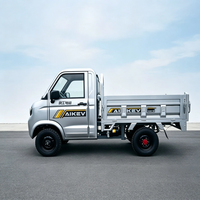 Mini camion benne électrique à basse vitesse 4x2 avec levage hydraulique, véhicule de transport tout-terrain à quatre roues
