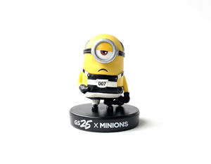 Figura Coleccionable de PVC del Personaje <span class=keywords><strong>Stuart</strong></span> de la Película Popular Despicable Me, Vestido de Prisionero - Product Image 3