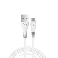 Kabel USB Type C dan Micro USB 3ft PVC 2.4A Pengisian Cepat untuk Samsung