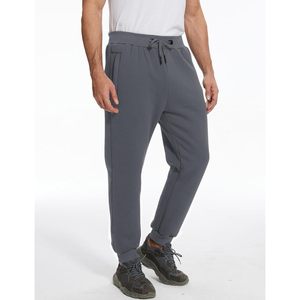 FOXA Men's Fleece <b>Joggers</b> Winter Warm <b>Sherpa</b> Lined Sweatpants Elastic Waist Active Wear - Product Image 4
