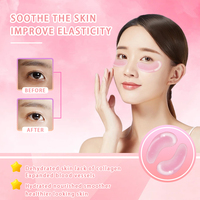 Crystal Collagen Hydraterende Oogmasker Patch Verwijdering Wallen Donkere Kringen Roze Oogmasker