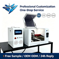 Mini Máquina de Corte Láser de Fibra CNC Digital Automática Portátil de Escritorio VTX-4040 de 800W para Chapa Metálica, Vidrio y Cristal