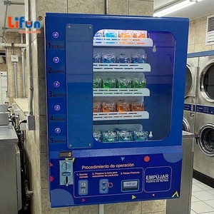 ตู้จำหน่ายสินค้าอัตโนมัติอเนกประสงค์ EU LIFUN แบบติดผนัง ความจุ 100 รายการ ตู้คีออสก์บริการตนเองสำหรับขนม เครื่องดื่ม และยา - Product Image 3