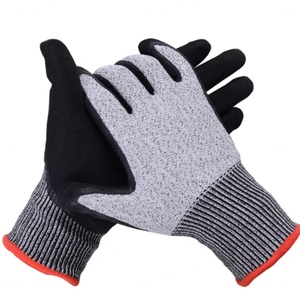 ถุงมือกันบาดระดับ 5 HPPE แบบขายส่ง เคลือบไนไตรล์ PU ถุงมือป้องกันเพื่อความปลอดภัยสำหรับช่าง รองรับการใช้งานหน้าจอสัมผัส - Product Image 6