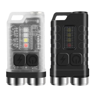 Mini llavero fluorescente multifunción, luz brillante, batería incorporada, imán, antorchas Abs, <span class=keywords><strong>linterna</strong></span>, luces de trabajo Led - Product Image 1