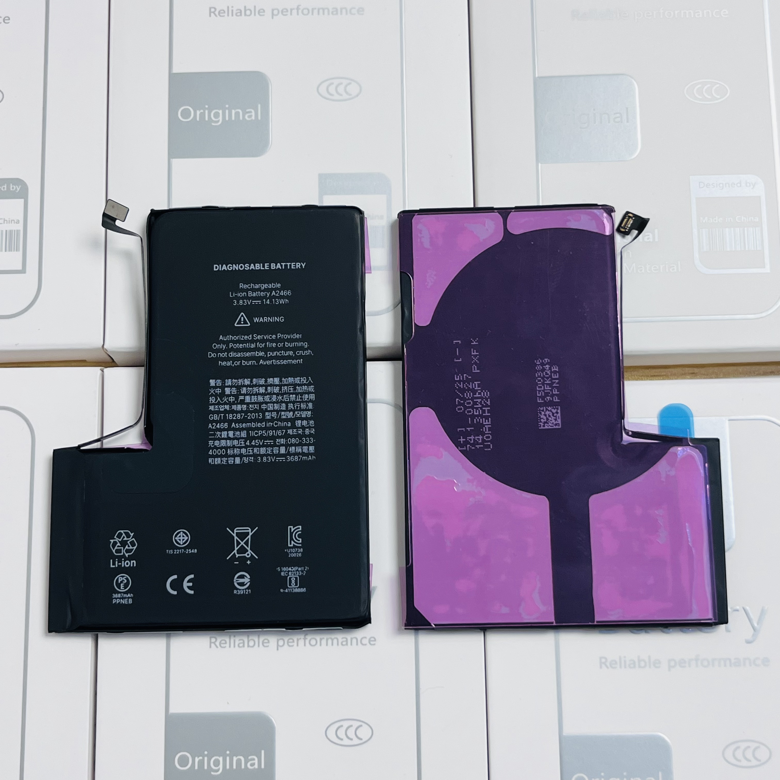 For iPhone 12 PRO MAX Battery 3687MAH
