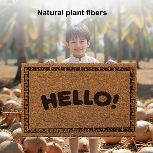 <span class=keywords><strong>Tapis</strong></span> <span class=keywords><strong>d</strong></span>'<span class=keywords><strong>entrée</strong></span> tout temps à profil bas en fibre de coco absorbante avec bordure en caoutchouc, <span class=keywords><strong>tapis</strong></span> <span class=keywords><strong>d</strong></span>'extérieur robuste - Product Image 4