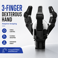 CTDH3F140 Pinza Eléctrica de Tres Dedos de Gran Alcance, Mano Robótica Adaptativa para Cobots y Elementos Finales de Robots Humanoides