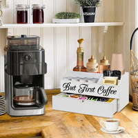 Comptoir de table de bar à café promotionnel Keurig K tasse sirop tiroir support dosettes de café organisateur pour comptoir de bureau