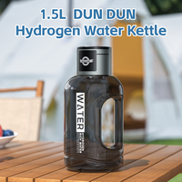 Bouteille d'eau intelligente à hydrogène 2026, 1,5 L, portable, technologie PEM, bouilloire électrique de comptoir pour eau chaude et froide, voiture, 3000-5000 ppb