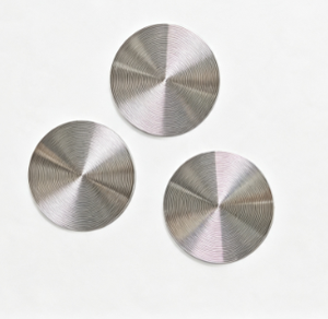 Wholesale Anodized Stamped <b>CD</b> Pattern Aluminum Sheet Special Shape Chamfer Edge Metal Decorative Plate <b>Custom</b> Silk Print Logo - Product Image 4