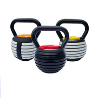 Kettlebell de compétition réglable de haute qualité pour la salle de sport, 20LB 40LB, vente en gros