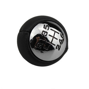 Pomo de palanca de cambios de cuero para coche, palanca de cambios manual para Peugeot 307 308 5008 Citroen, diseño ergonómico - Product Image 1