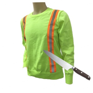 เสื้อผ้าเซฟตี้ยอดนิยม ผ้ากันมีด UHMWPE ทนทานต่อการตัดระดับ ANSI 5 แบบปรับแต่งได้จากโรงงานโดยตรง ขายส่ง - Product Image 2