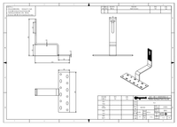 Support de fixation pour tuiles solaires – Crochet de toit photovoltaïque pour installation de panneaux – Structure de support photovoltaïque