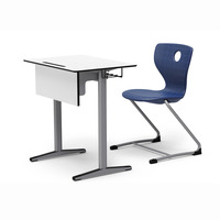 Proveedor de Muebles Escolares, Silla y Escritorio, Juego de Escritorio y Silla Escolar Laminados