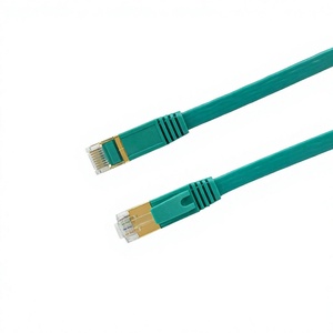 Cable Ethernet Cat6A de cobre, cable de conexión de red blindado plano de 1M, transmisión de datos de alta velocidad - Product Image 4
