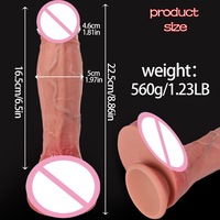 Juguete Sexual para Adultos, Dildo Eléctrico Grande, Textura Suave, Realista, Dispositivo de Masturbación Femenina, Juguetes Sexuales