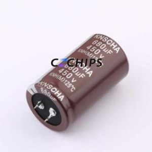 LNH450M687T602S1EA Snap-in Aluminum Electrolytic <b>Capacitor</b> Through hole Component (THT),D35xL60mm 680uF 20% 450V 10mm - Product Image 1