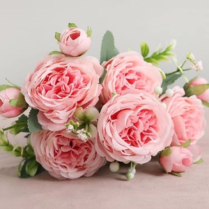Simulated Peony Bouquet 35cm Elegant <b>Wedding</b> Bridal Decoration Outdoor Home <b>Prop</b> - Product Image 3