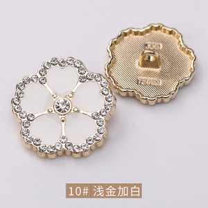 Haute qualité métal mode diamant couture métal élégant boutons pour vêtements et accessoires - Product Image 5