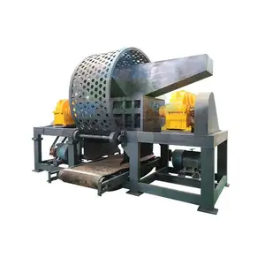 High Quality Rubber Crumb Tire Shredders Equipment Scrap Tire Recycle Shredding Crusher Machine