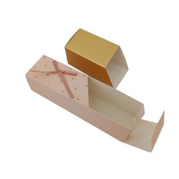 Boîtes en papier à impression décalée de Logo écologique, emballage de bonbons et de chocolat, boîte-cadeau avec ruban