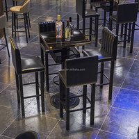 Vente en Gros de Tabourets de Bar Pas Cher Discothèque Meubles de Bar Boire Chaises Hautes et Table