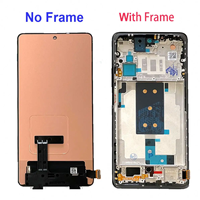 Para Xiaomi Mi 11T y 11T Pro Teléfono móvil LCDs Pantalla Táctil Pantalla Panel Asamblea con marco Accesorios móviles