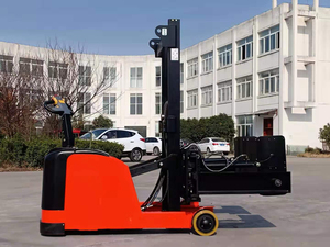Capacidad de 1,5 toneladas 2,5 m 3m altura de elevación Carretilla elevadora eléctrica apiladora con abrazaderas de pacas - Product Image 3