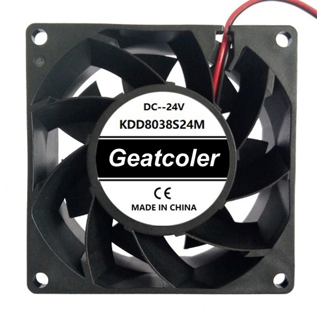 Geatcoler  DC Axial Fan 4pin PWM Dc Cooling Fan 12v 24v 80mm 90mm 120mm