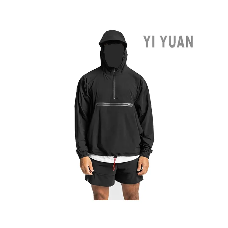 Custom Design Outdoor Running Men's Plus Size Windbreaker Jacket | Soft Polyester Rain Waterproof Jacket