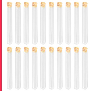 XZ Lab Supplies 5ml Borosilicate Glass Test Tubes With Cork Stoppers For Science Research OEM ODM Customized - Product Image 4