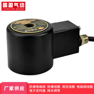 Bobina Solenoide Antiexplosión Changying Qidong 2081 AC220V DC24V para Válvulas Neumáticas - Product Image 1