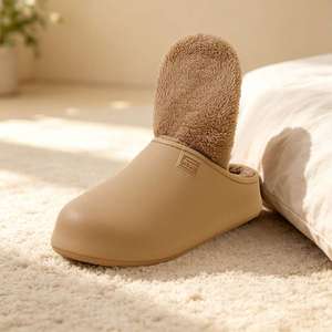 Pantuflas para el Hogar, Suela Gruesa Antideslizante, Cálidas y Afelpadas, de Algodón para Adultos, Otoño Invierno - Product Image 2