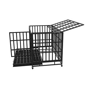 <span class=keywords><strong>Cage</strong></span> à chien pliable en métal de haute qualité Besky BS C217 avec roues, grande espace libre, niche intérieure pour chiens, toutes saisons - Product Image 6