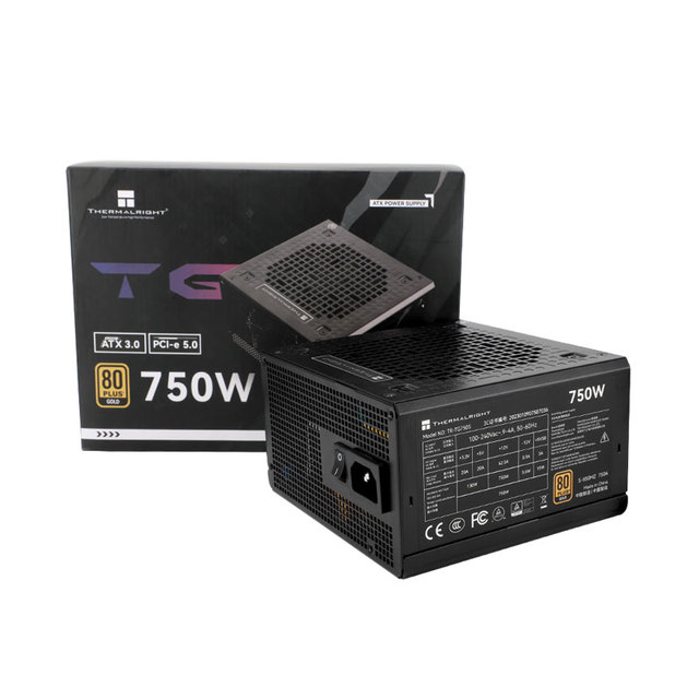 Thermalright TG750S 80 Plus Bronze/Gold/Platinum 750W ATX Desktop Power Supply Unit for PC Gaming Computers