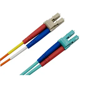 Cable de conexión LC 50/125 OM1 OM2 OM3 OM4/Cable de fibra óptica dúplex