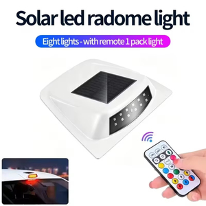 Lampes décoratives LED solaires pour toit de voiture, avec couvercle LiDAR, anti-collision arrière, clignotantes, et feux de navigation. - Product Image 2