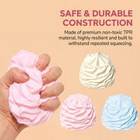 Jouet souple en forme de rouleau de crème de haute qualité, style vaseline, à presser, doux et relaxant