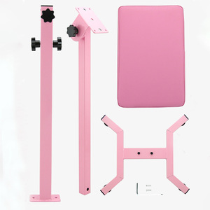 Support de panneau en acier rose pour tatouage avec repose-main réglable pour accessoires de maquillage permanent - Product Image 3