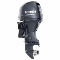 Motor fueraborda de 4 tiempos y 20 HP de eje corto con palanca de mando y arranque manual, certificado CE, ideal para pesca deportiva - ¡Venta caliente!